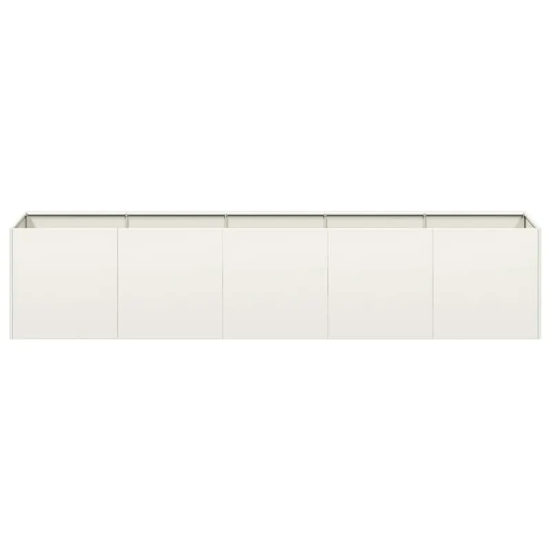 Lovelis, baltos spalvos, 200x40x40cm, šaltai valcuotas plienas