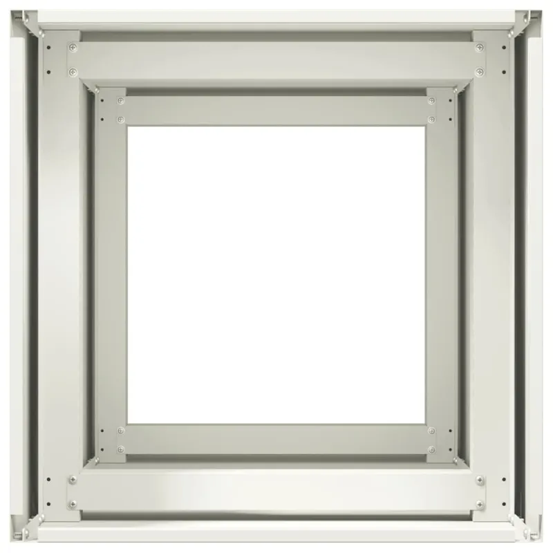 Lovelis, baltos spalvos, 40x40x80cm, šaltai valcuotas plienas