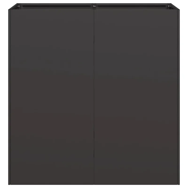 Lovelis, juodos spalvos, 80x40x80cm, šaltai valcuotas plienas