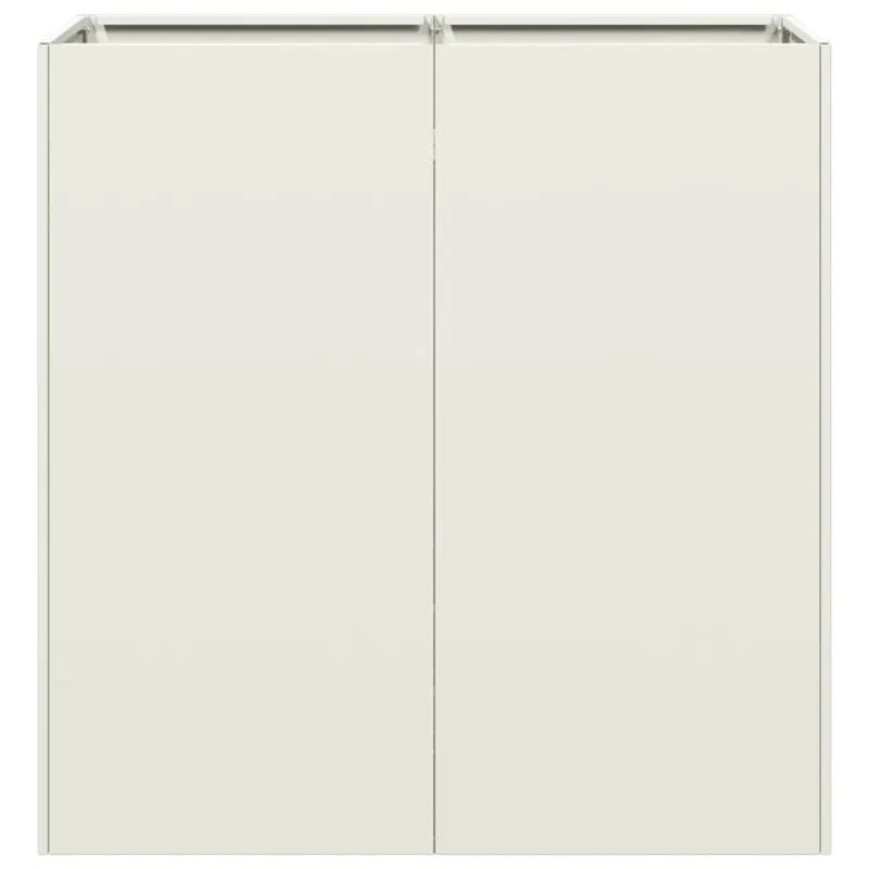 Lovelis, baltos spalvos, 80x40x80cm, šaltai valcuotas plienas