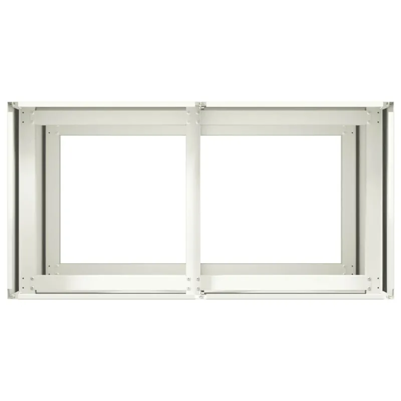 Lovelis, baltos spalvos, 80x40x80cm, šaltai valcuotas plienas