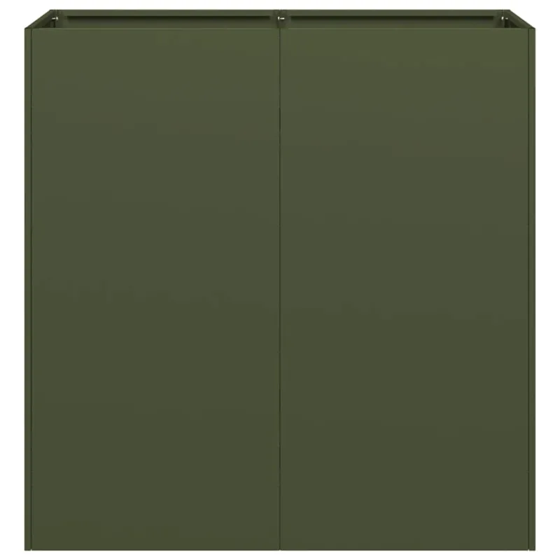 Lovelis, alyvuogių žalias, 80x40x80cm, šaltai valcuotas plienas