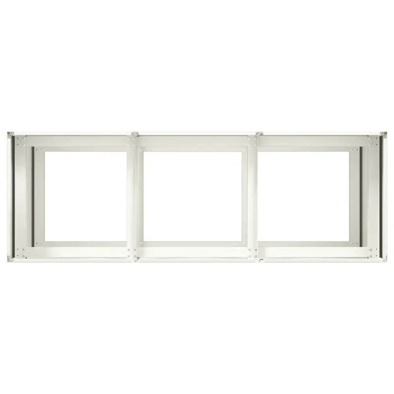 Lovelis, baltos spalvos, 120x40x80cm, šaltai valcuotas plienas
