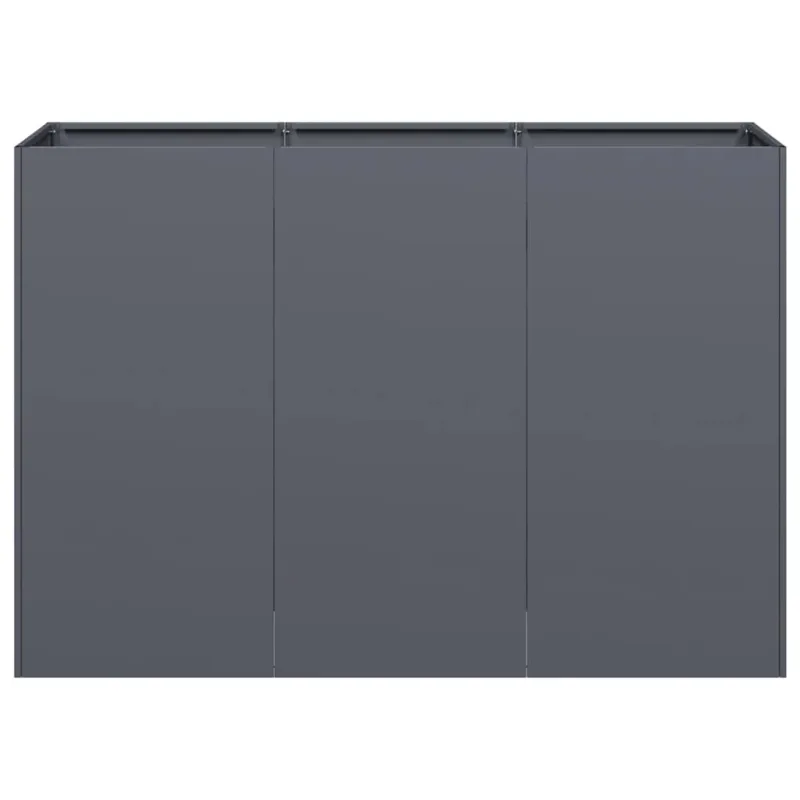 Lovelis, antracito, 120x40x80cm, šaltai valcuotas plienas