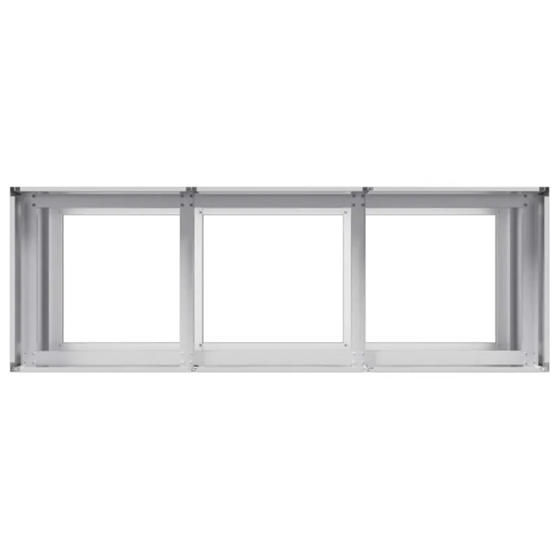 Lovelis, 120x40x80cm, galvanizuotas plienas