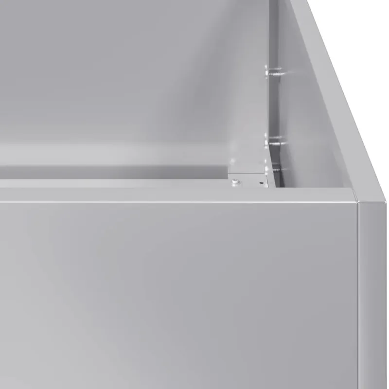Lovelis, 120x40x80cm, galvanizuotas plienas