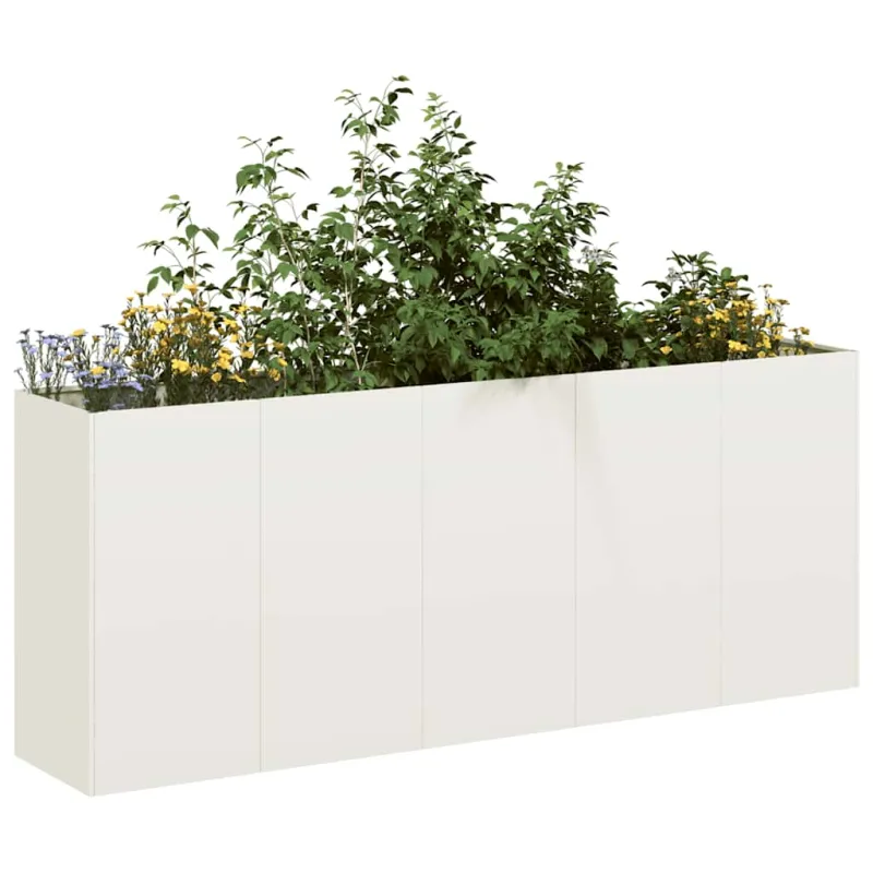 Lovelis, baltos spalvos, 200x40x80cm, šaltai valcuotas plienas