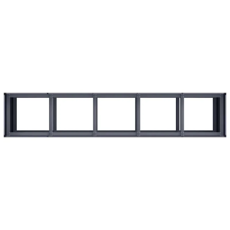 Lovelis, antracito, 200x40x80cm, šaltai valcuotas plienas