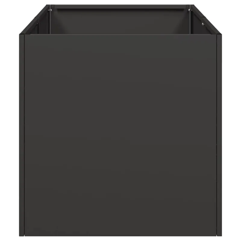 Lovelis, juodos spalvos, 40x80x40cm, šaltai valcuotas plienas