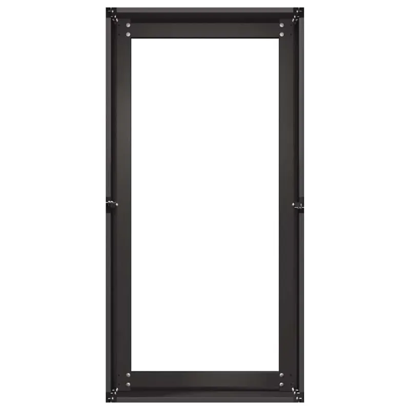 Lovelis, juodos spalvos, 40x80x40cm, šaltai valcuotas plienas