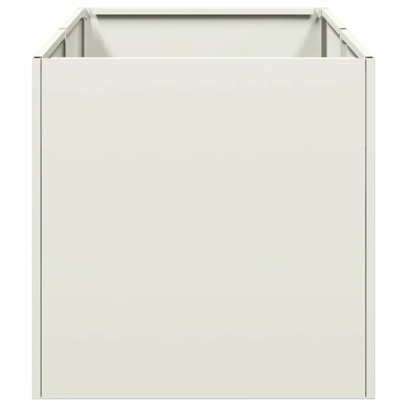 Lovelis, baltos spalvos, 40x80x40cm, šaltai valcuotas plienas