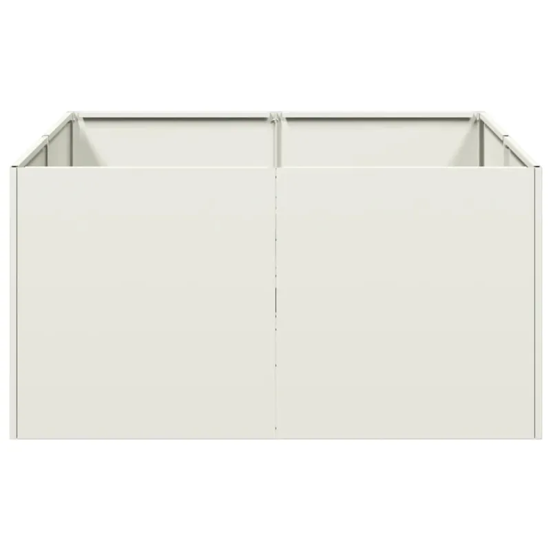 Lovelis, baltos spalvos, 80x80x40cm, šaltai valcuotas plienas