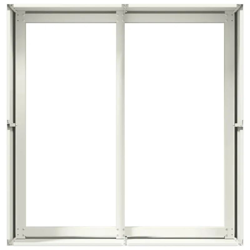 Lovelis, baltos spalvos, 80x80x40cm, šaltai valcuotas plienas
