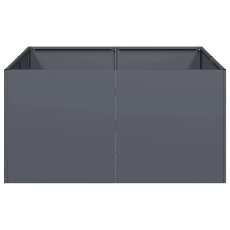 Lovelis, antracito, 80x80x40cm, šaltai valcuotas plienas