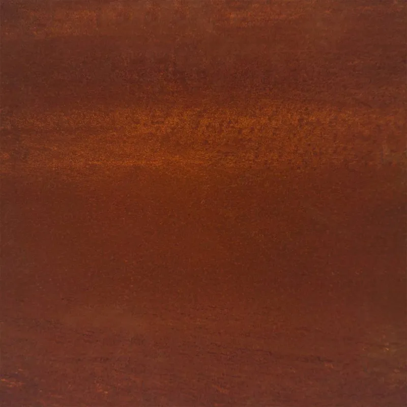 Lovelis, rūdžių, 80x80x40cm, oro sąlygoms atsparus plienas