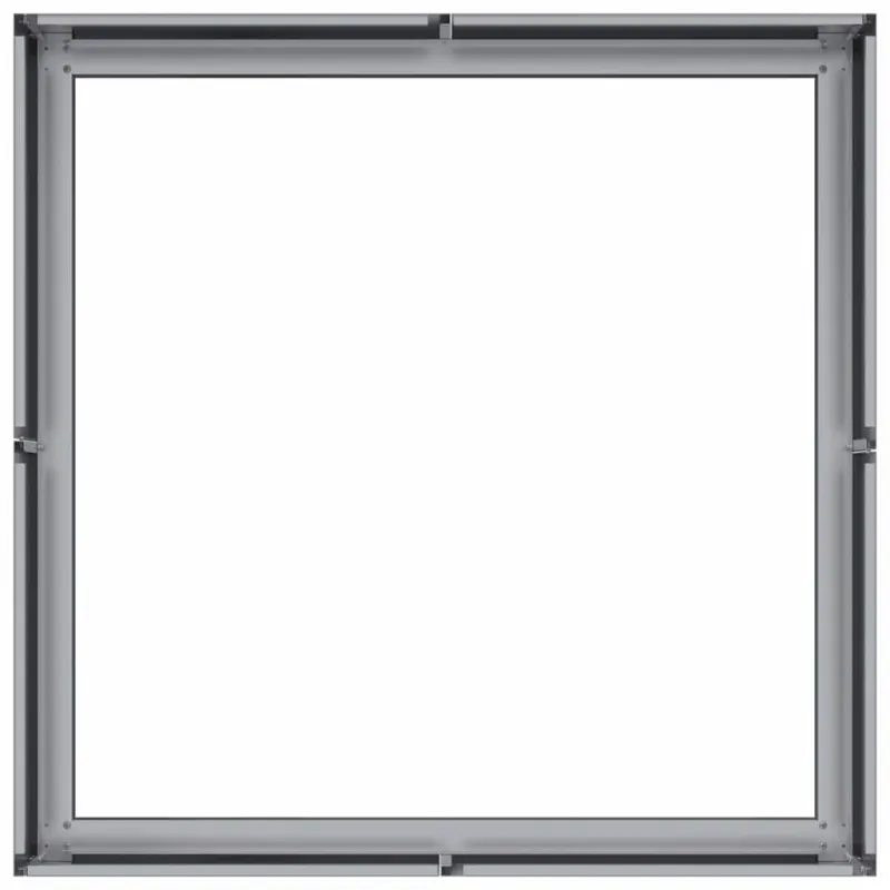 Lovelis, 80x80x30cm, galvanizuotas plienas