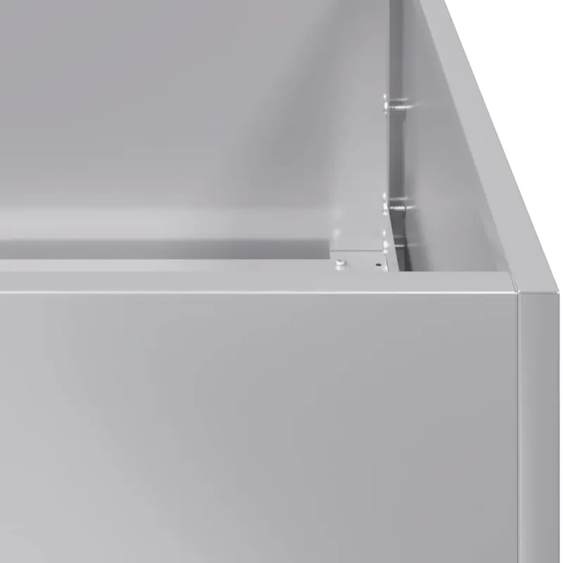 Lovelis, 80x80x30cm, galvanizuotas plienas