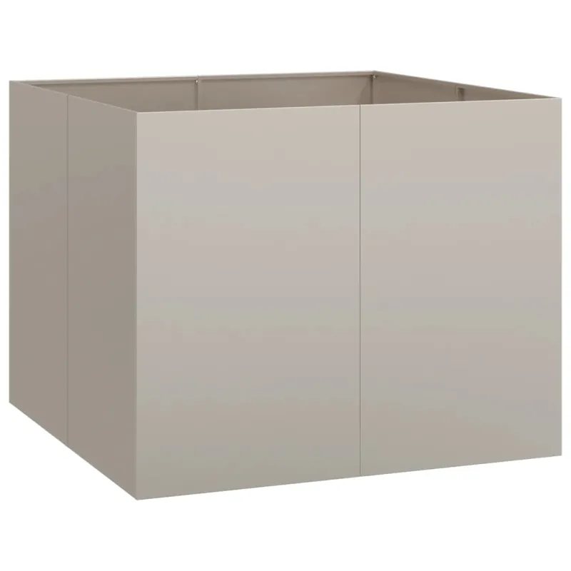 Lovelis, rūdžių, 100x100x80cm, oro sąlygoms atsparus plienas