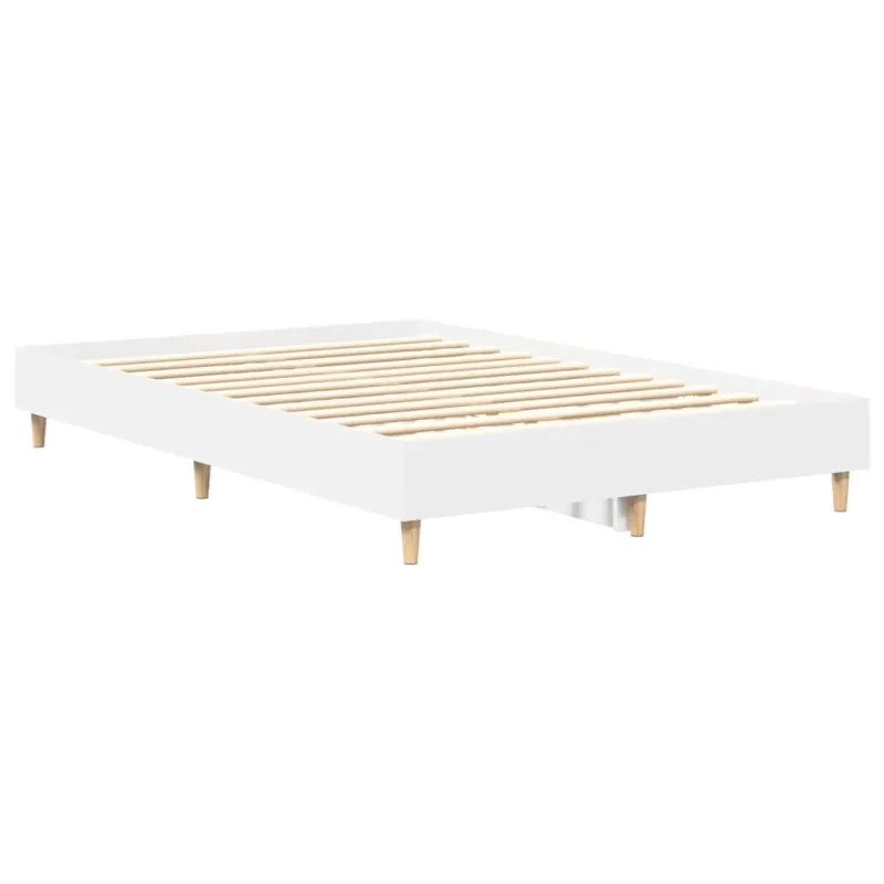 Lovos rėmas Be Čiužinio Baltas 120x200 cm Inžinierinė mediena