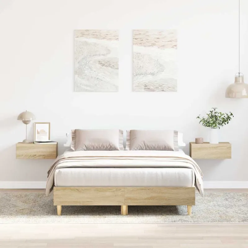 lovos rėmas be čiužinio Sonoma ąžuolas 120x200 cm