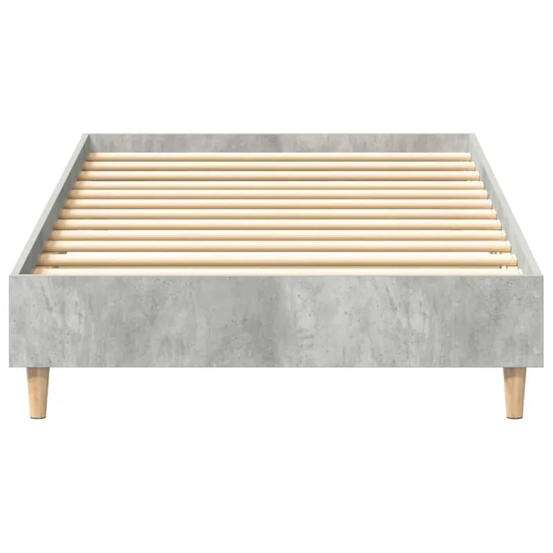 Lovos rėmas Betono pilka 203 x 93 x 25 cm Apdirbta mediena