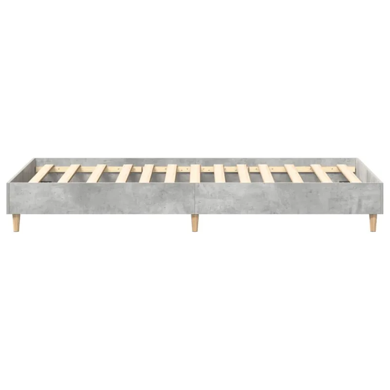 Lovos rėmas Betono pilka 203 x 93 x 25 cm Apdirbta mediena