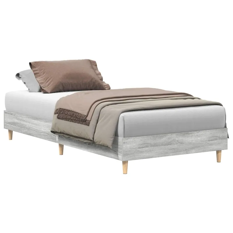 Lovos rėmas Pilkas Sonoma 203 x 93 x 25 cm Apdirbta mediena