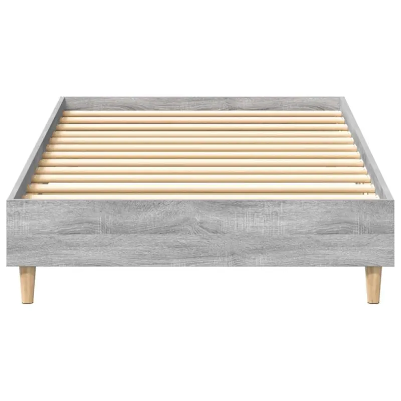 lovos rėmas be čiužinio pilka 75x190 cm inžinerinė mediena