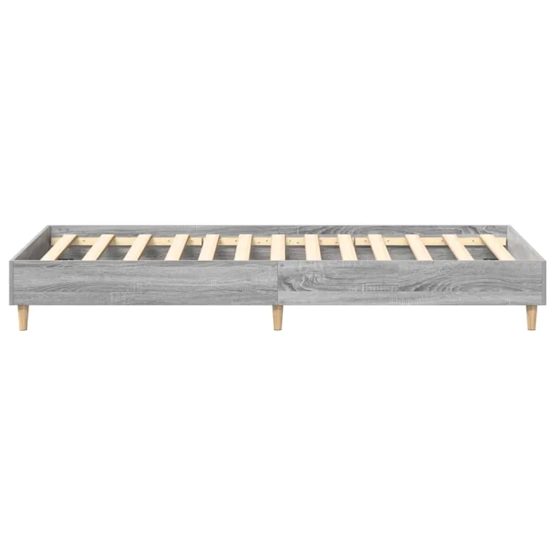 lovos rėmas be čiužinio pilka 75x190 cm inžinerinė mediena