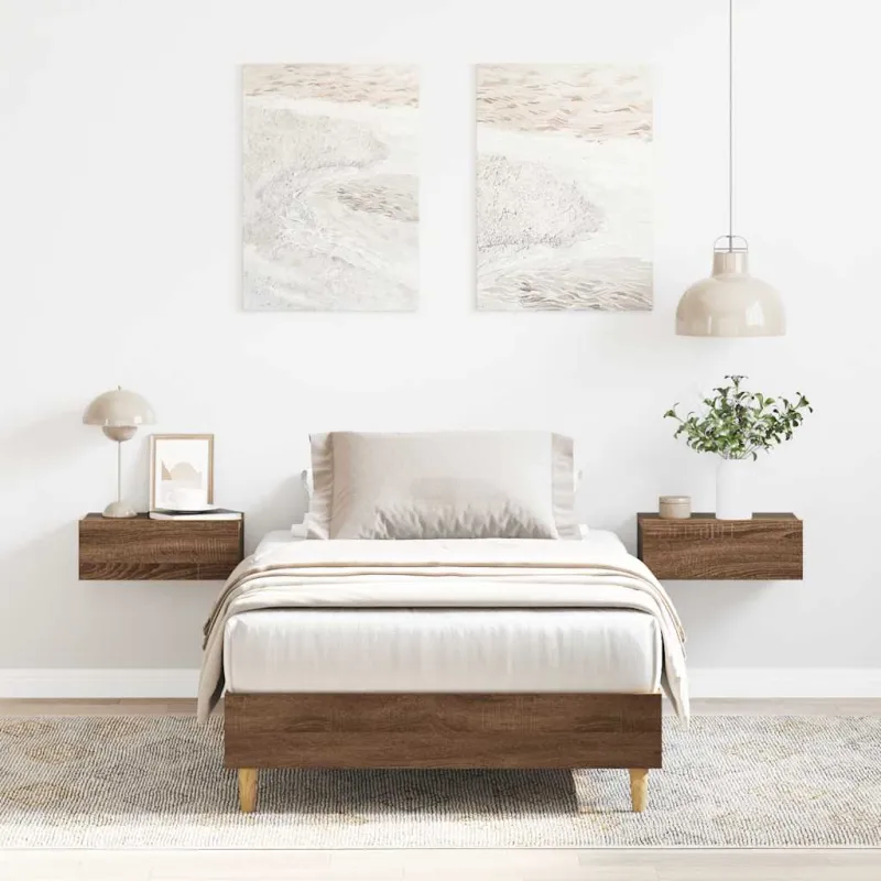 Lovos rėmas Be Čiužinio 75x190 cm Inžinerinė mediena