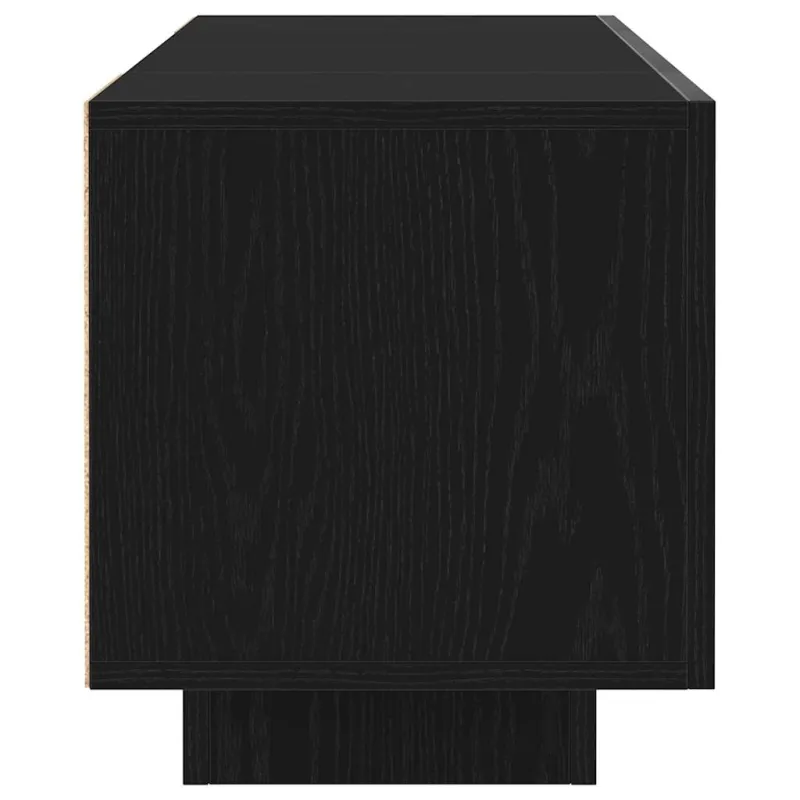 Televizoriaus spintelė Juoda 160 x 35 x 40 cm Apdirbta mediena