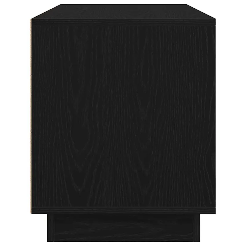 Televizoriaus spintelė su LED apšvietimu, juoda, 100x41x50 cm