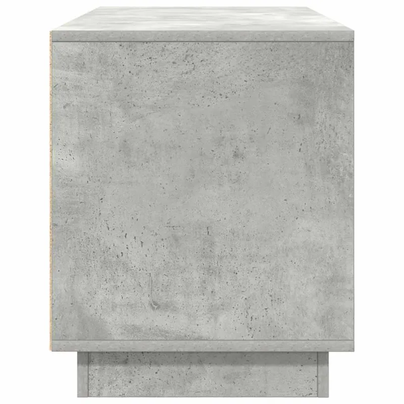 TV spintelė su LED lemputėmis, betono pilka, 100x41x50 cm