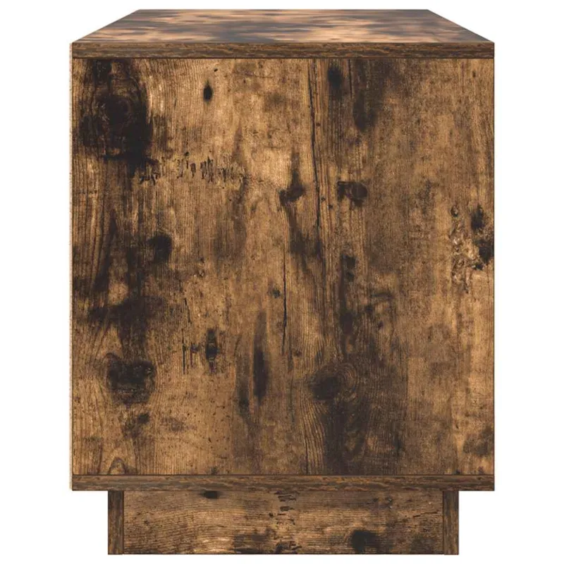 TV spintelė su LED apšvietimu, dūminio ąžuolo, 100x41x50 cm