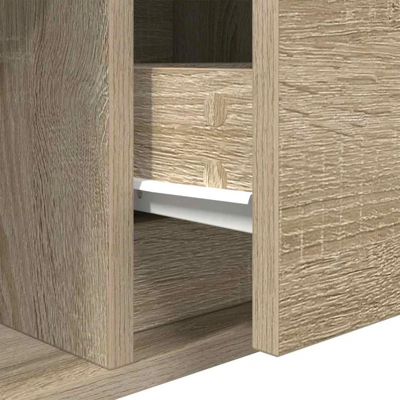 Televizoriaus spintelės, 2vnt., 100x31x25,5 cm, mediena