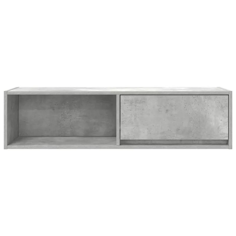 Televizoriaus spintelė, betono, 100x31x25,5cm, apdirbta mediena