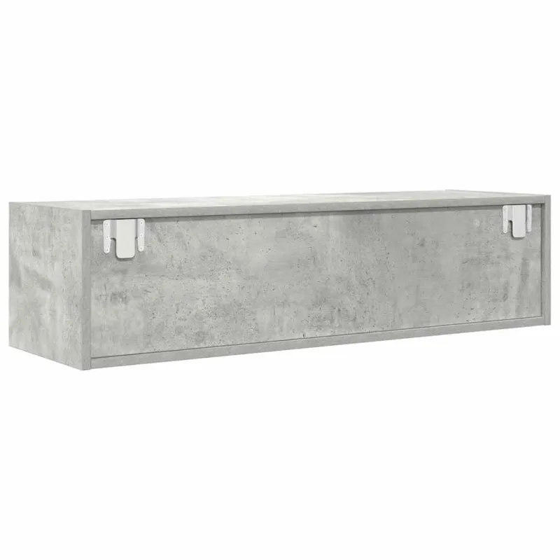 Televizoriaus spintelė, betono, 100x31x25,5cm, apdirbta mediena
