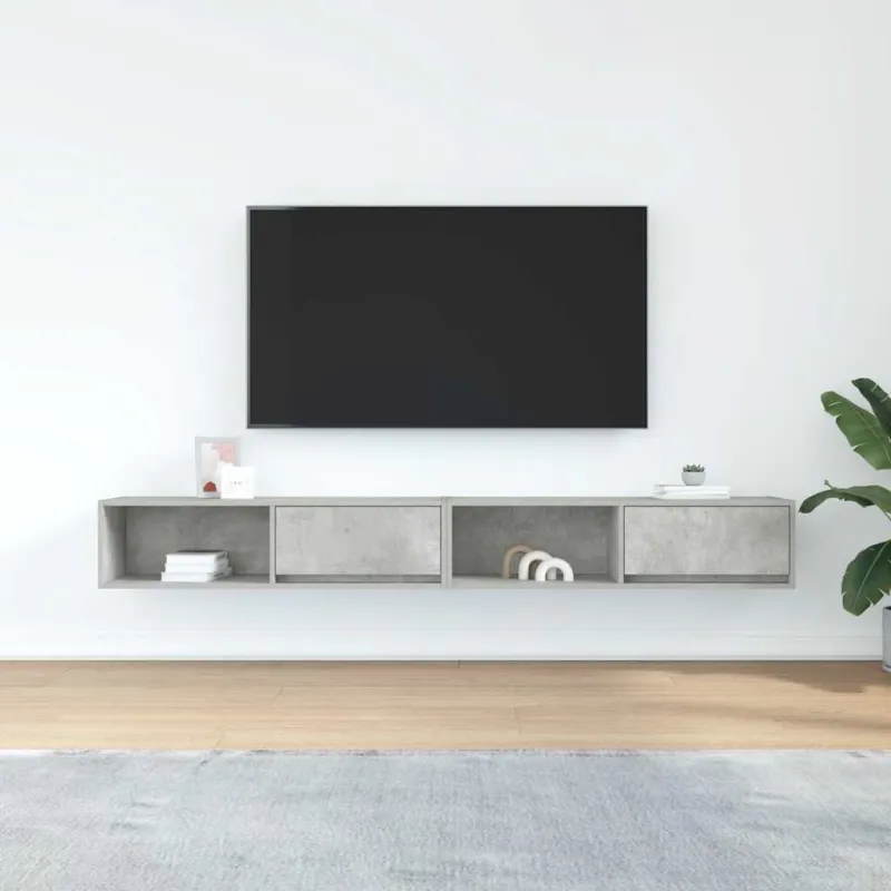 Televizoriaus spintelės, 2vnt., 100x31x25,5 cm, mediena