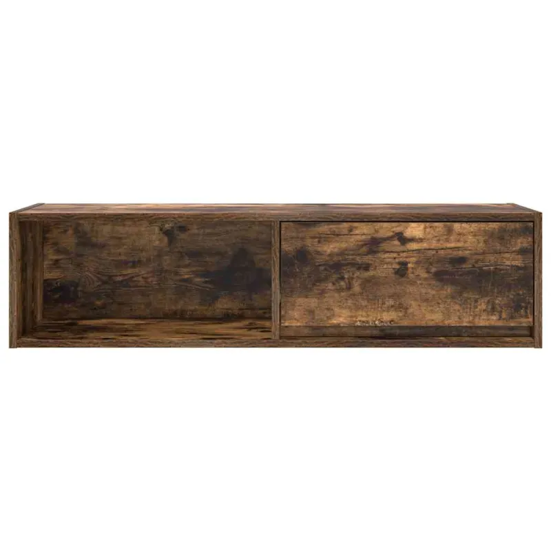 Televizoriaus spintelė, dūminio ąžuolo, 100x31x25,5 cm, mediena