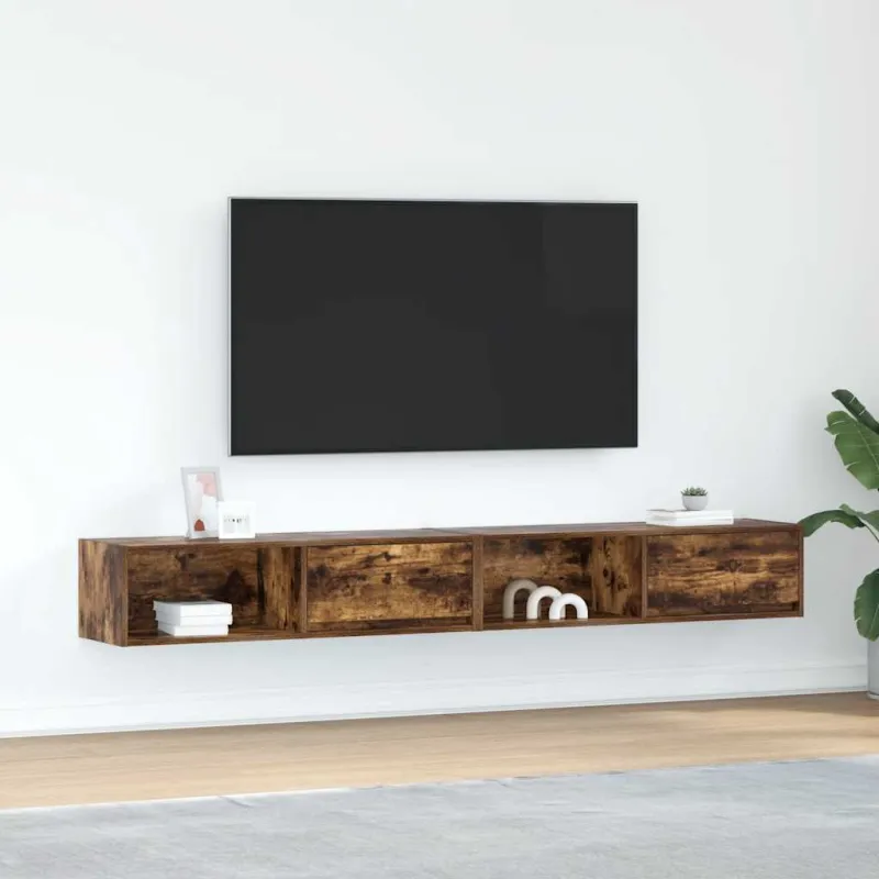 Televizoriaus spintelės, 2vnt., 100x31x25,5 cm, mediena