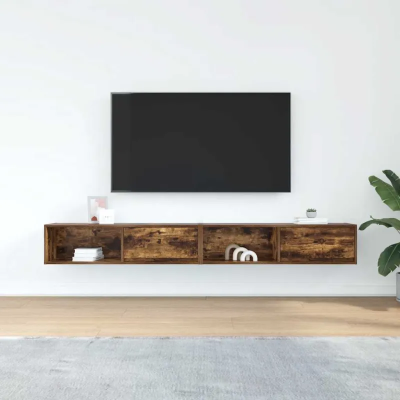Televizoriaus spintelės, 2vnt., 100x31x25,5 cm, mediena