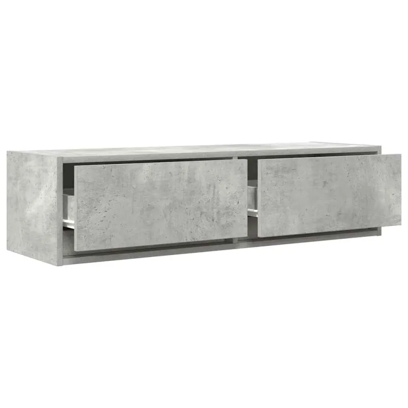 Televizoriaus spintelė Betono pilka 100 x 31 x 25,5 cm