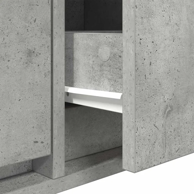Televizoriaus spintelė Betono pilka 100 x 31 x 25,5 cm