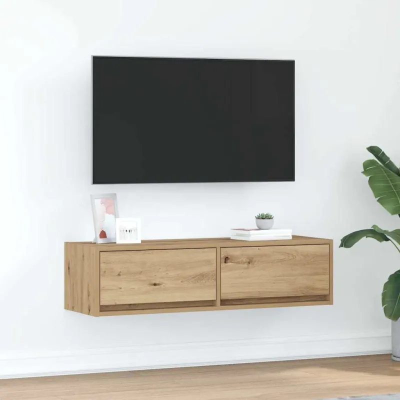 Televizoriaus spintelė artisano ąžuolo 100 x 31 x 25,5 cm