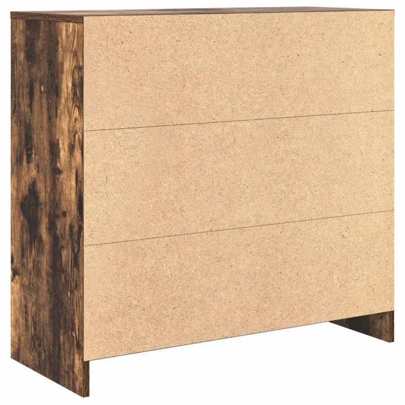 Šoninė spintelė su stalčiumi, 80x34x76 cm, mediena