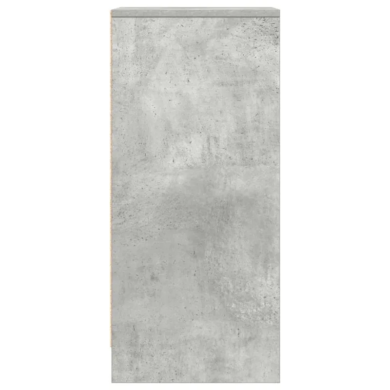 Šoninė spintelė, betono pilka, 29,5x34x76 cm, apdirbta mediena