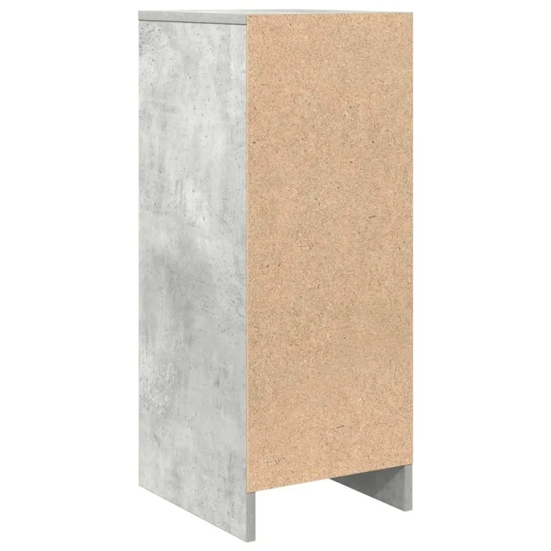 Šoninė spintelė, betono pilka, 29,5x34x76 cm, apdirbta mediena