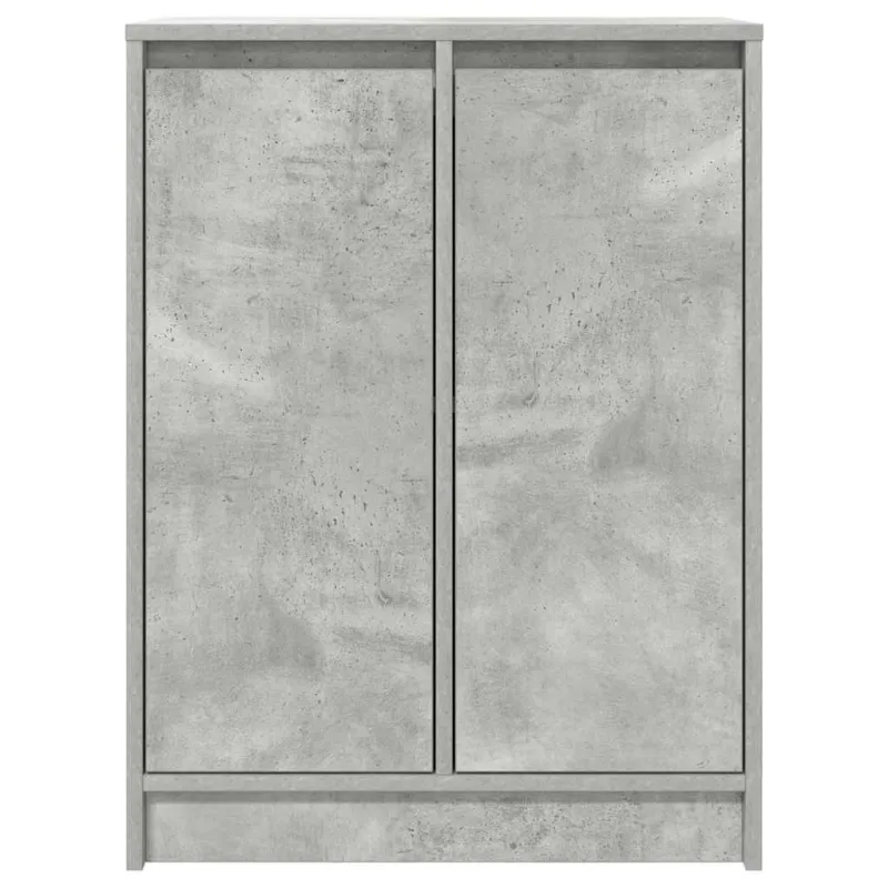 Šoninė spintelė, betono pilka, 57x34x76 cm, apdirbta mediena