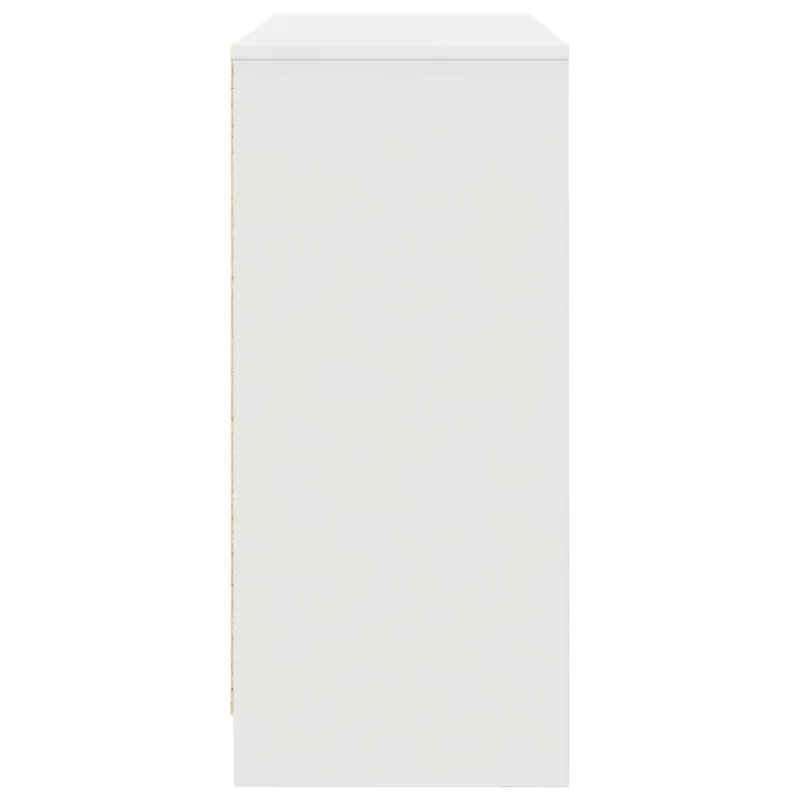 Šoninė spintelė, baltos spalvos, 85x34x76cm, apdirbta mediena
