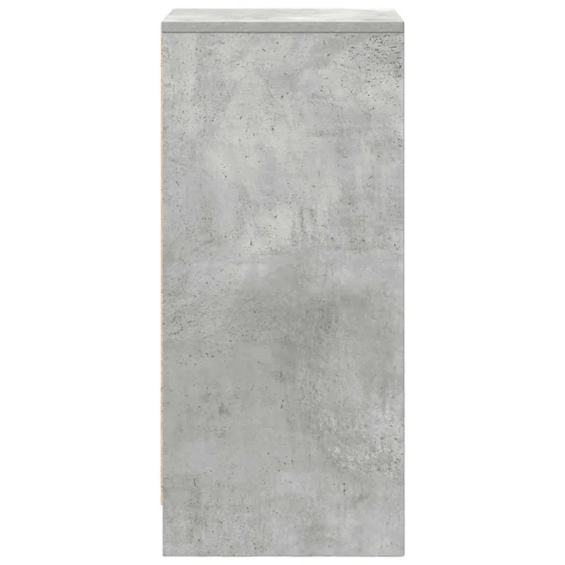 Šoninė spintelė, betono pilka, 29,5x34x76 cm, apdirbta mediena
